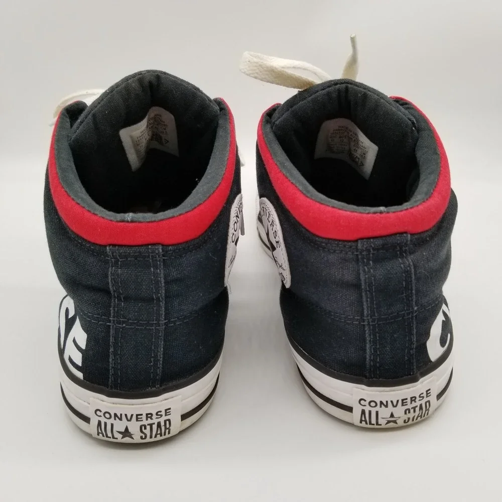 Converse Men's Chuck Taylor High Street Wordmark 2.0 Sneakers Sz 10 Black Logo - Picture 4 of 6